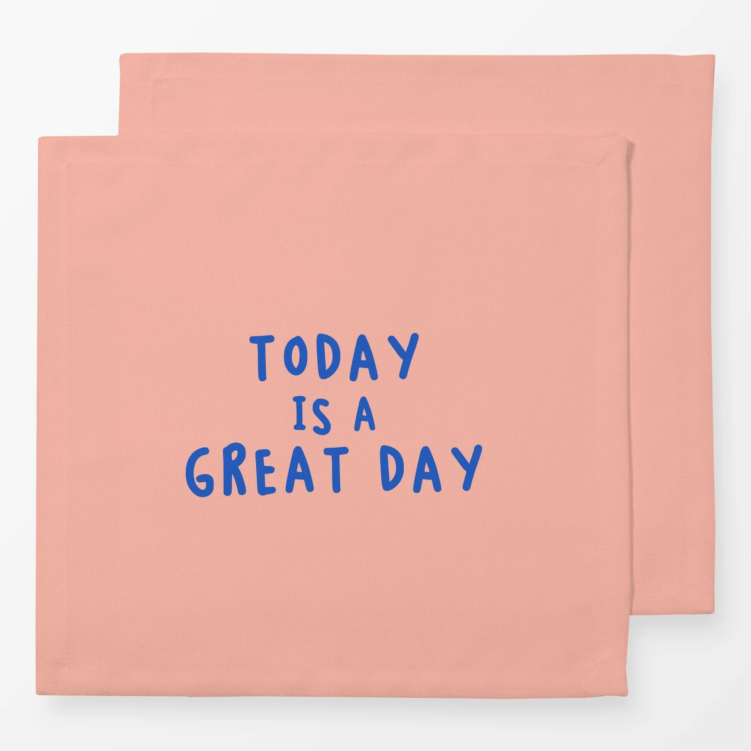 Servietten Today is a great day - Frühling, Liebe, Romantik & Pride, Sprüche & Schriftzüge - von „Heyduda"; typografie, Gesc...