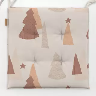 Sitzkissen Papercut Tree Pattern
