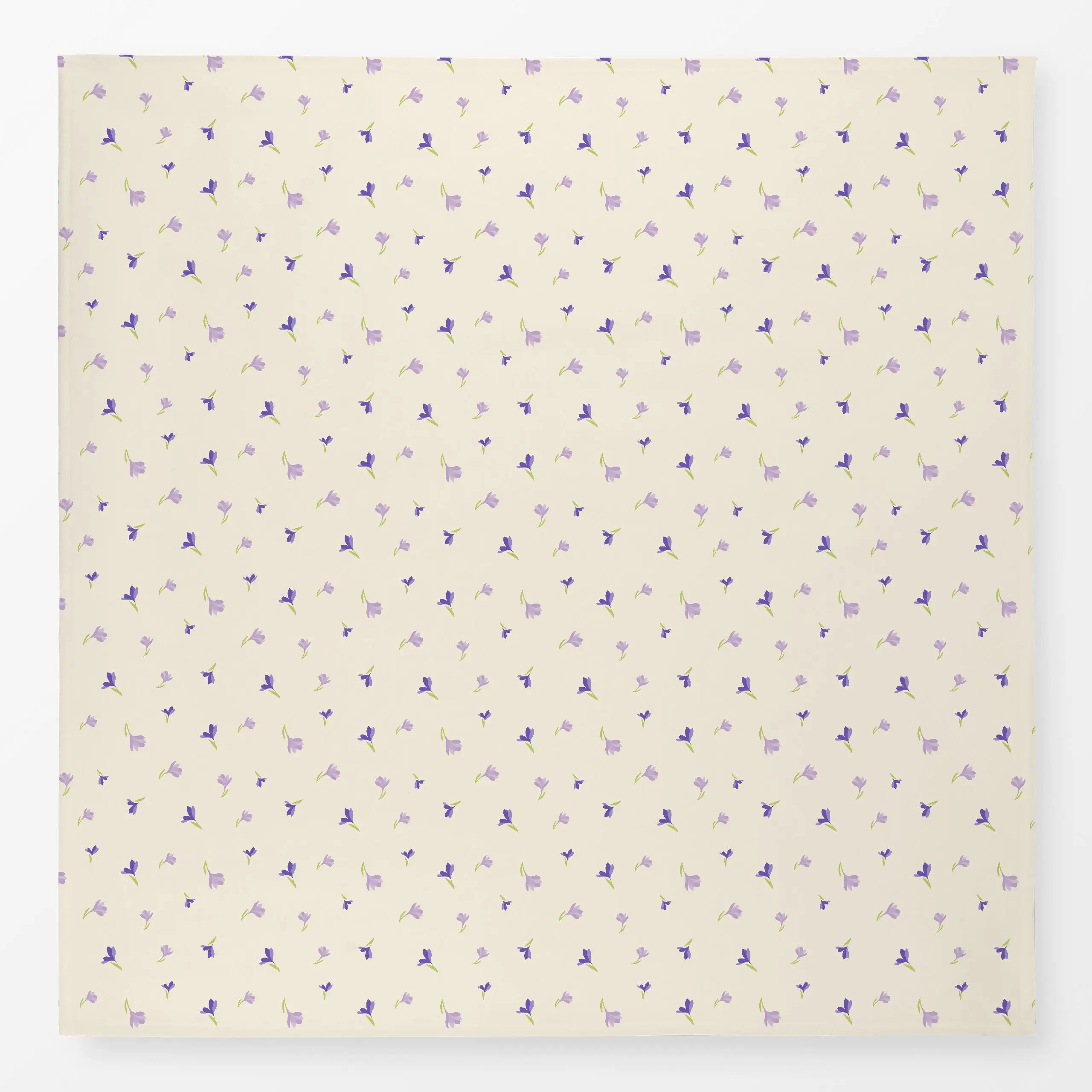 Tischdecke Ostern Krokusse Muster, Blumen, Frühling, von Carolin Vonhoff