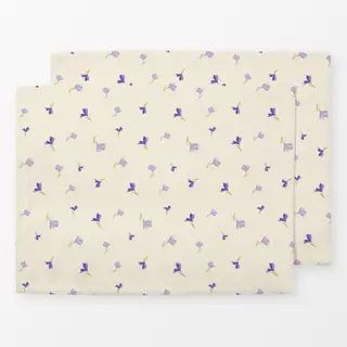 Tischset Ostern Krokusse Muster