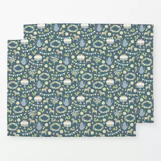 Tischset Midsommarparty