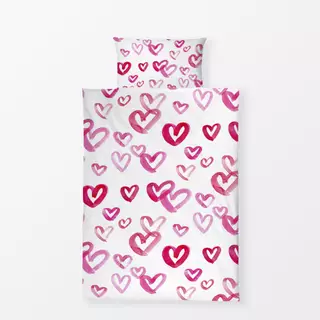 Bettwäsche Watercolor Hearts