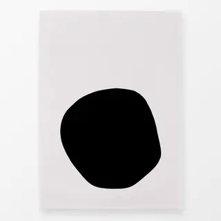 Geschirrtücher organischer Kreis Schwarz