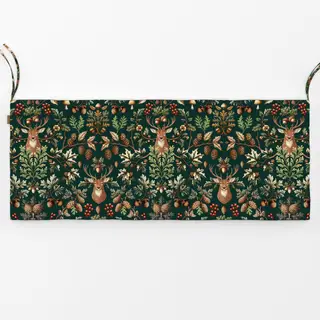 Bankauflage Woodland Wildlife Green