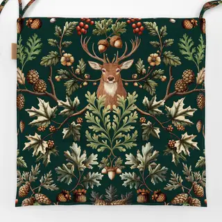 Sitzkissen Woodland Wildlife Green