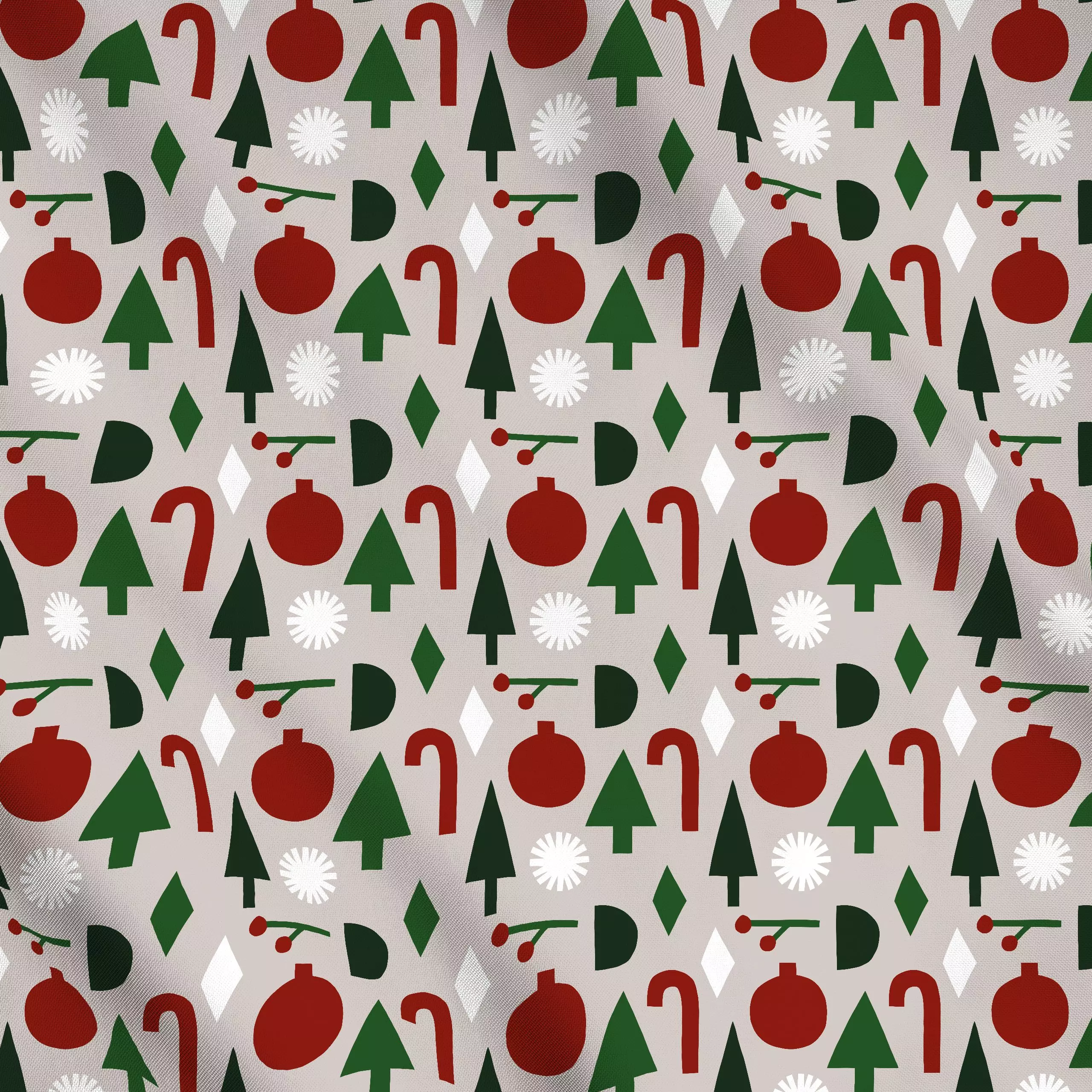 Meterware Adventszauber - Weihnachten, Winter - von „Lisa Jasmin Bauer"; Tannenbaum, Weihnachten, weihnachtlich, Weihnachtsk...