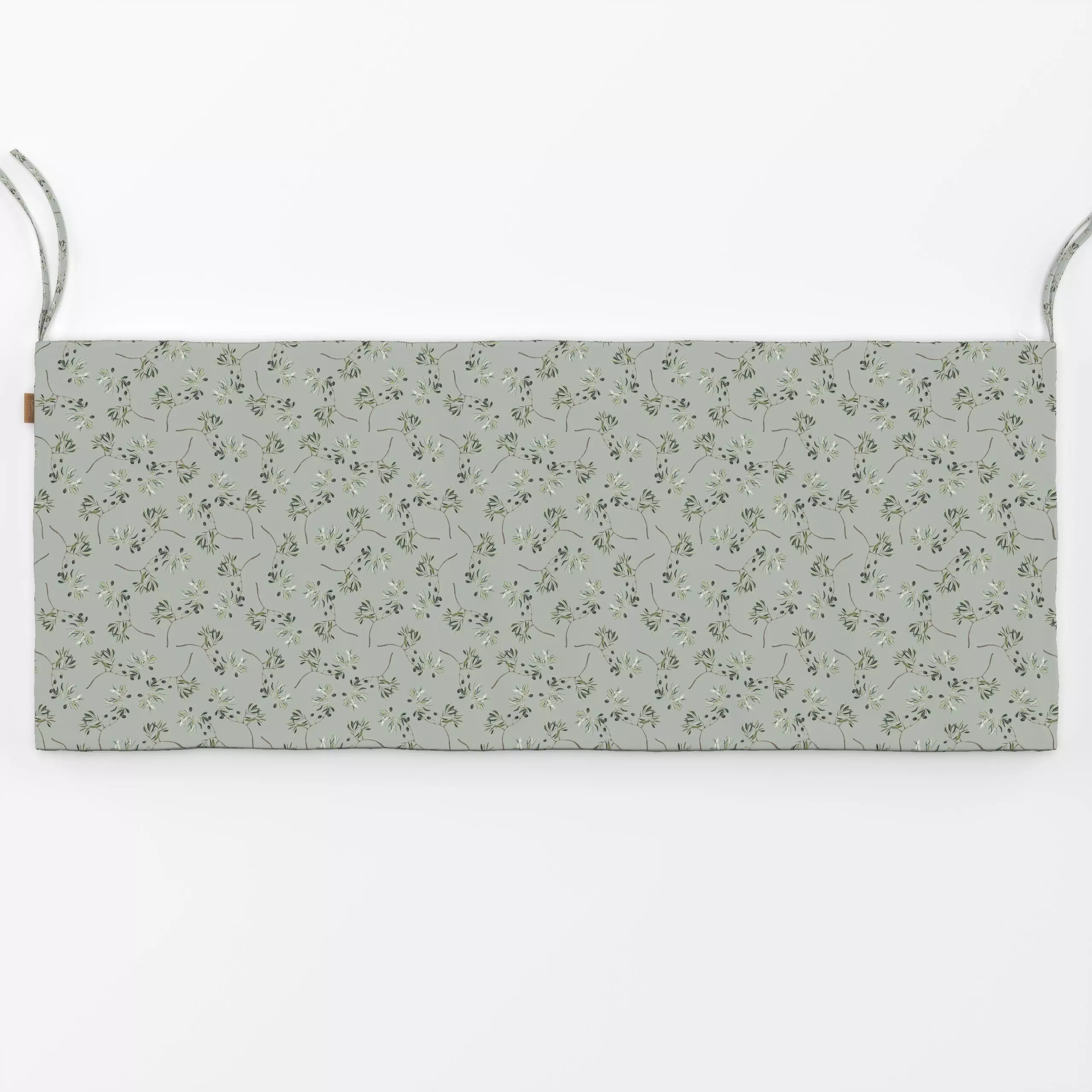Bankauflage Olives Noires Sur Vert Olive - Blumen & Florales, Sommer, Pflanzen & Botanik - von „Karen Menzenbach"; Muster, P...