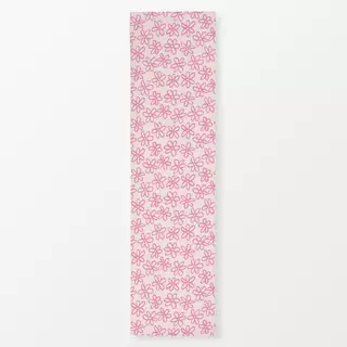 Tischläufer Blumen Muster Pink Beige