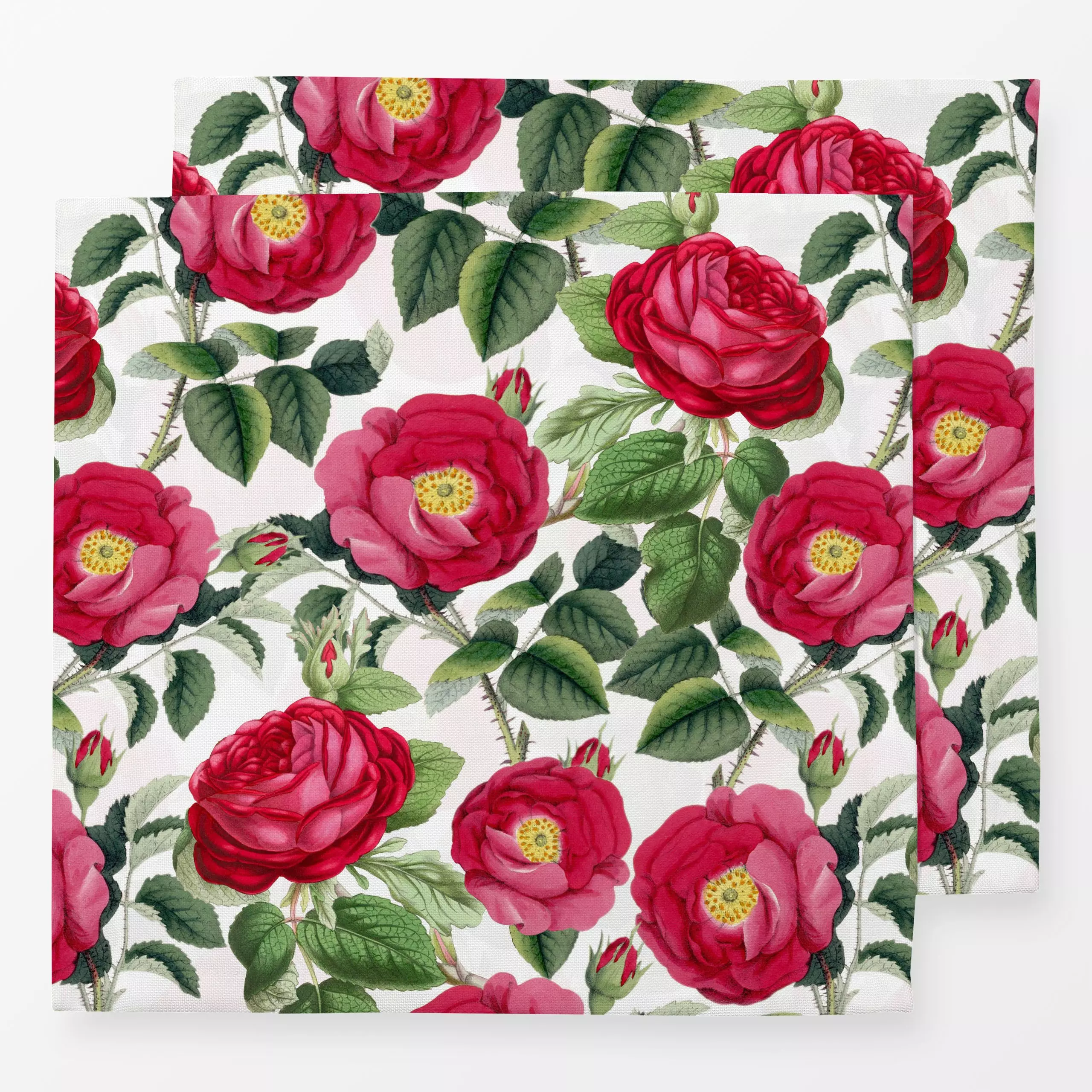 Servietten Vintage Rosen - Blumen & Florales, Sommer - von „Uta Naumann“; boho, Muster, Natur, Blumen, Rosen, Garten, floral...