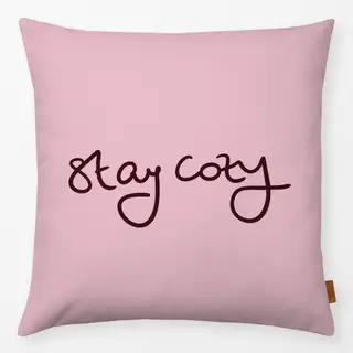 Kissen Stay Cozy rose