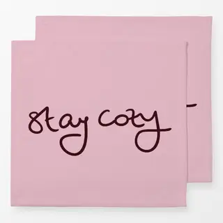 Servietten Stay Cozy rose