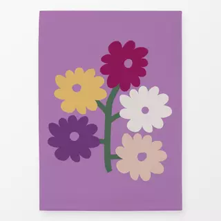 Geschirrtuch Fall in Love Flowers Violet