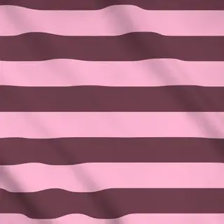 Meterware Burgunder-Pink breite Streifen