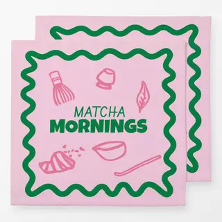 Servietten Matcha Mornings