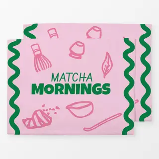 Tischset Matcha Mornings