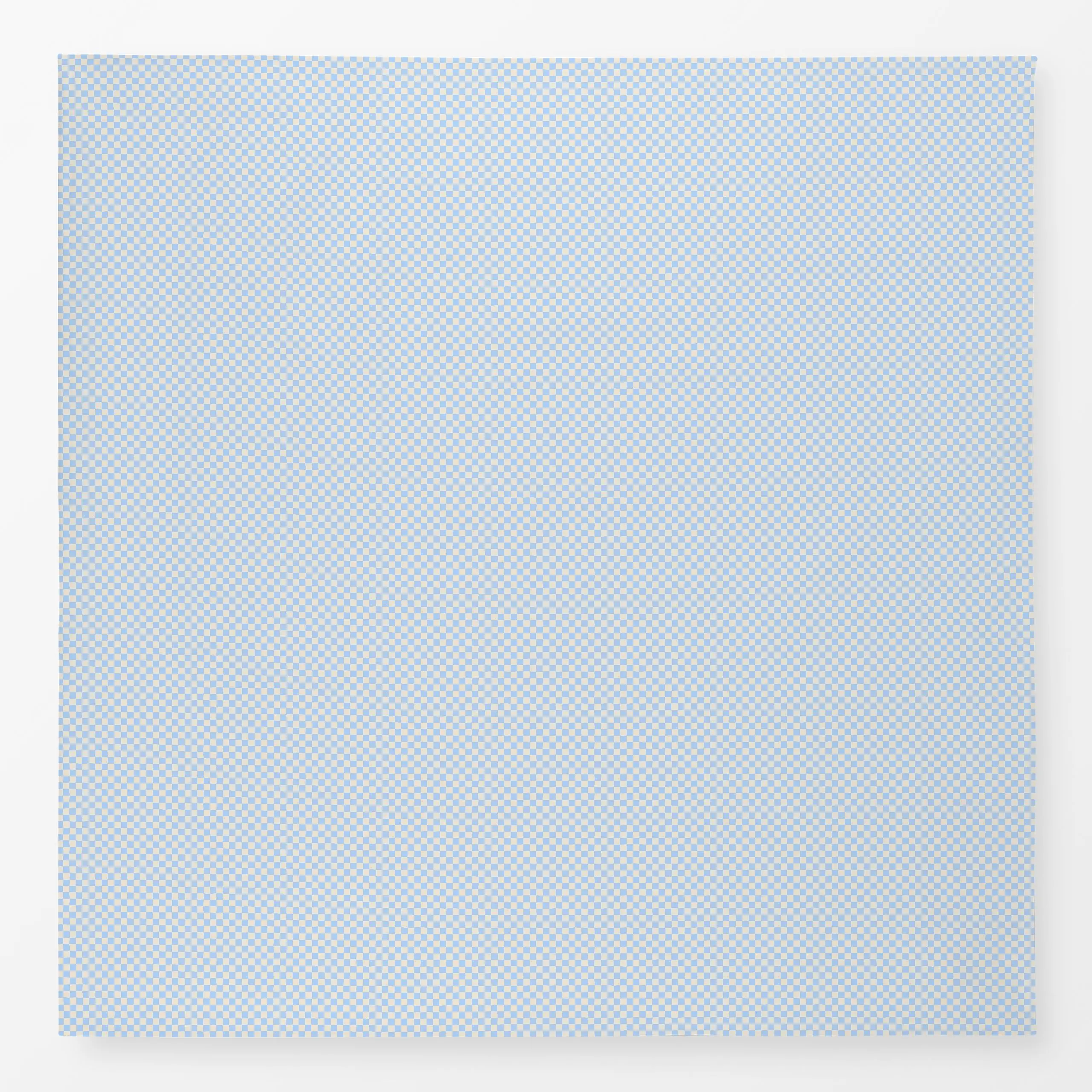 Tischdecke Mini Karos blau - Frühling, Symbole & Muster, Retro & Vintage - von „Karen Menzenbach"; Karo, pastel, hell, hellb...