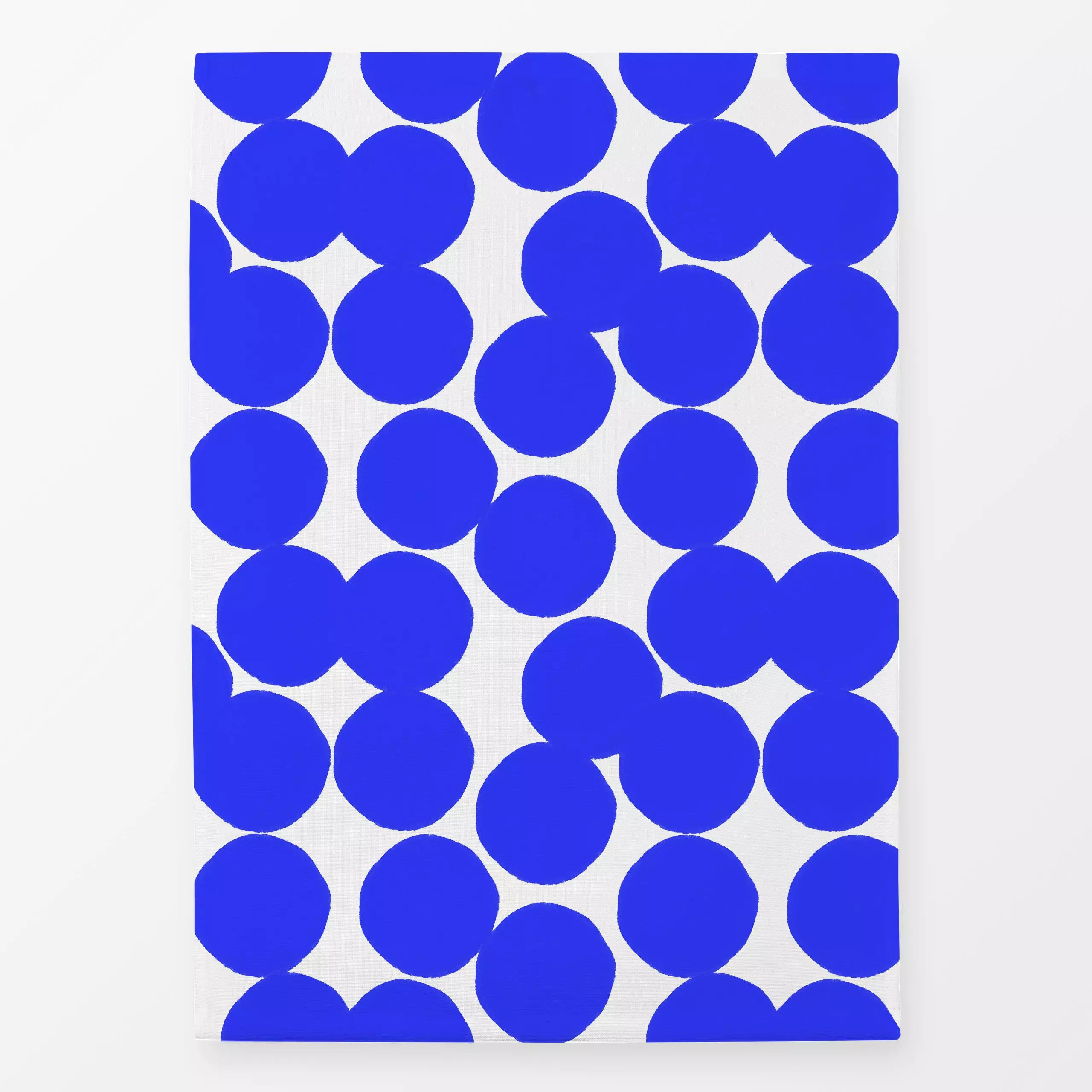 Geschirrtücher Blaue Punkte - Symbole & Muster - von „Maren Gross “; Muster, minimal, abstrakt, Punkte, Geometrisch, Minimal...