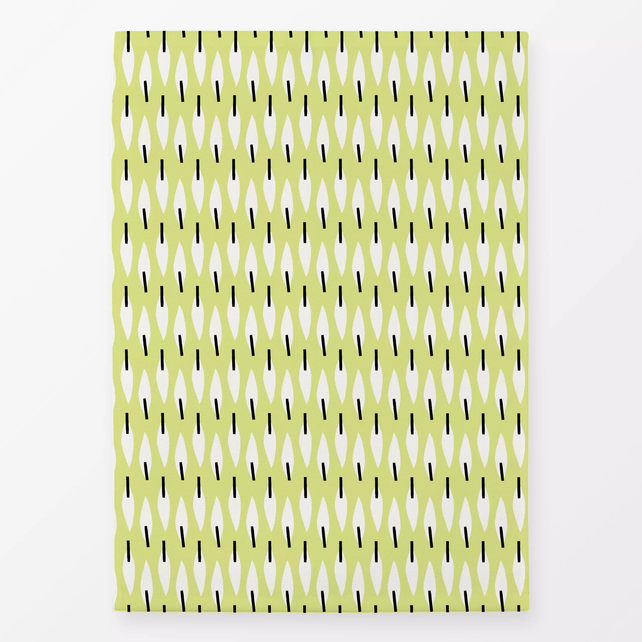 Geschirrtücher Autumn Whispers Light Green - Symbole & Muster - von „Lisa Jasmin Bauer"; Muster, abstrakt, Herbst, pattern, ...