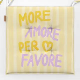 Sitzkissen More Amore Per Favore Streifen