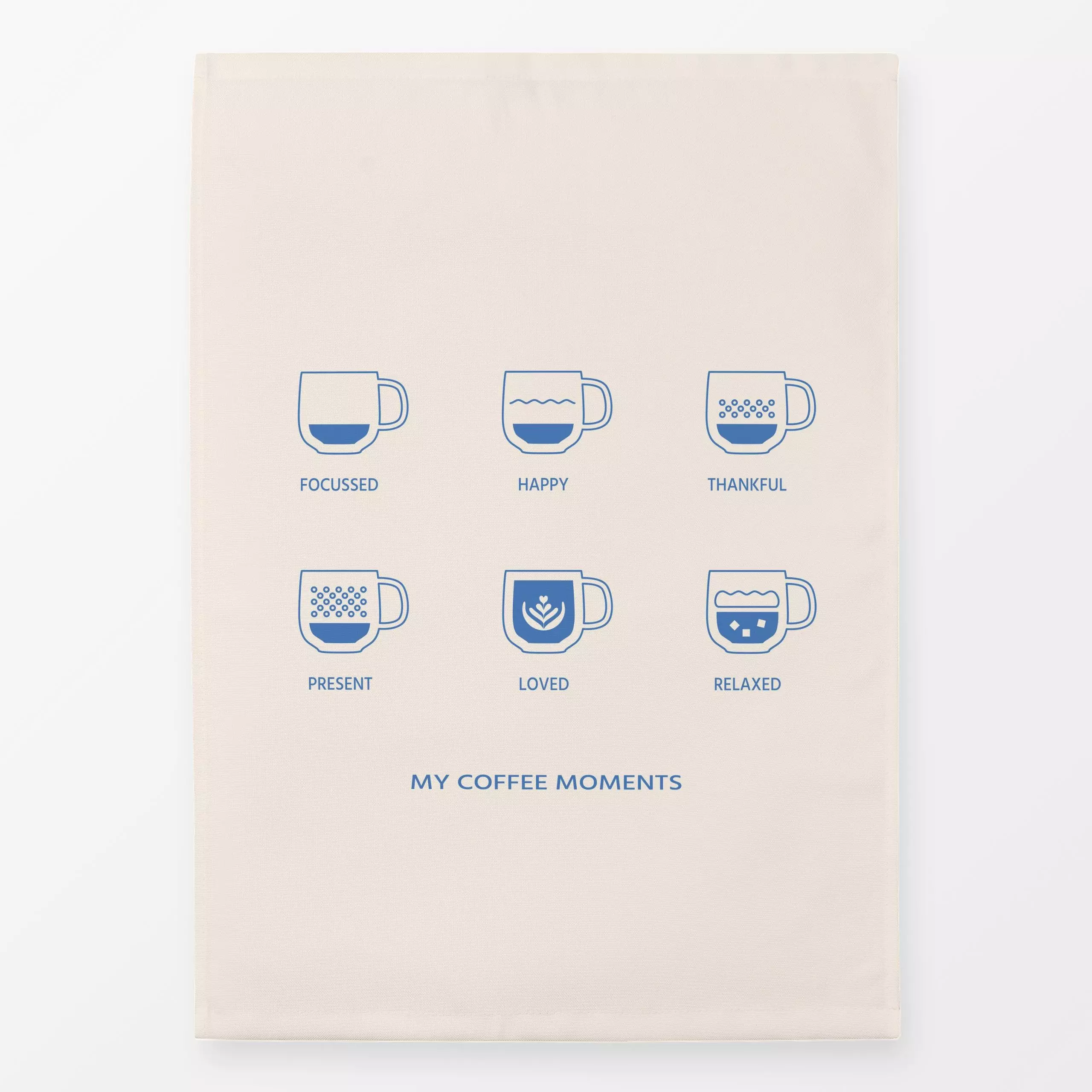 Geschirrtücher My Coffee Moments light - Sprüche & Schriftzüge, Küche, Essen & Trinken, Retro & Vintage - von „Jana Moßmann"...