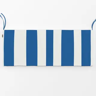 Bankauflage Santorini Streifen Blau