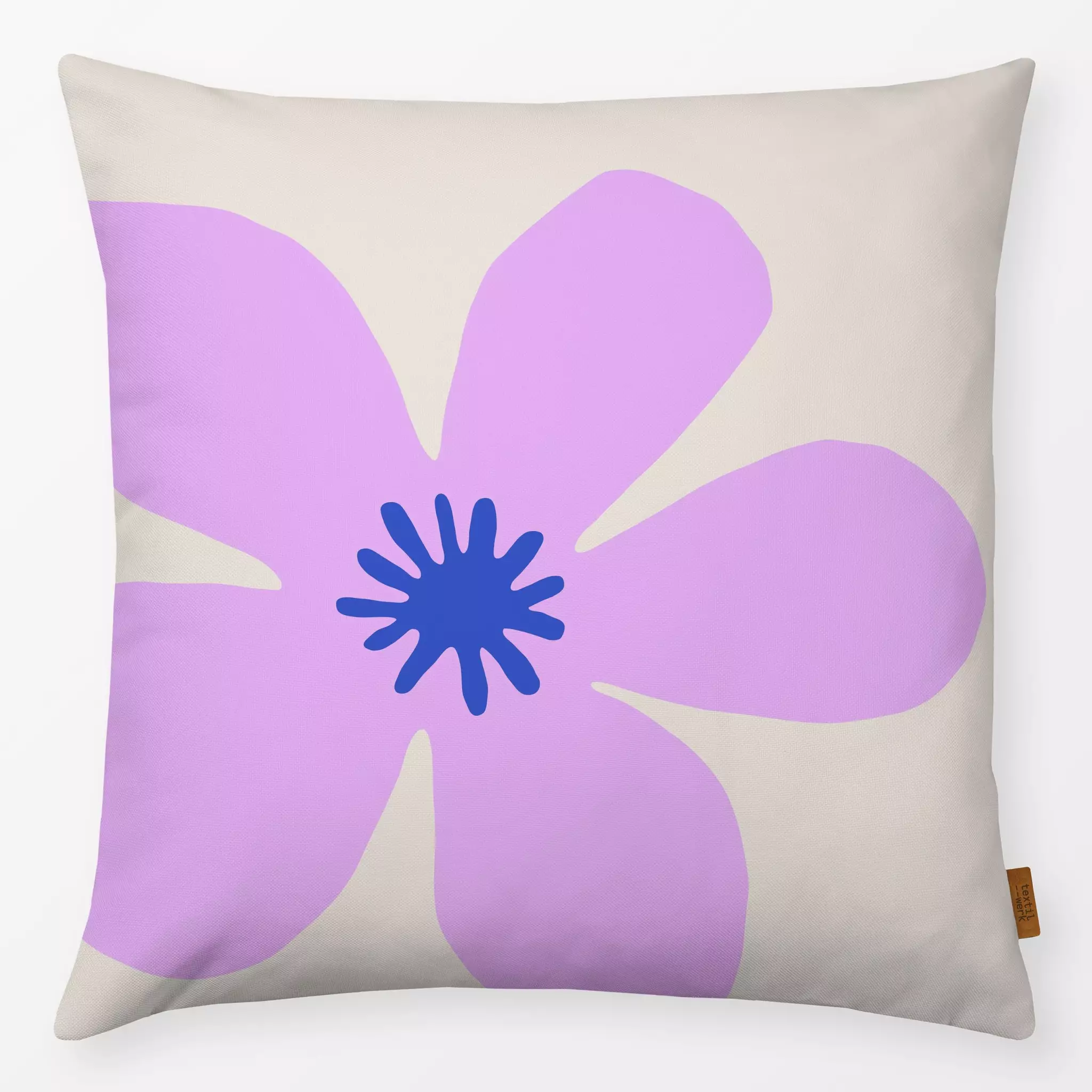 Kissen Kissen Große Blüte pink