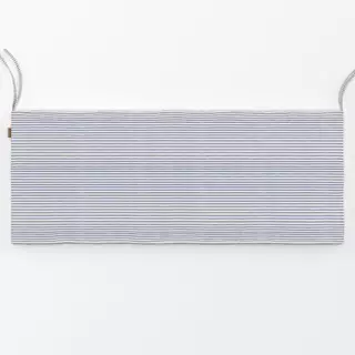 Bankauflage Streifen Blau