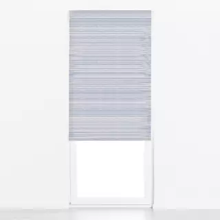 Raffrollo Streifen Blau