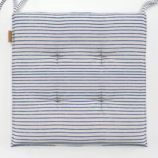 Sitzkissen Streifen Blau