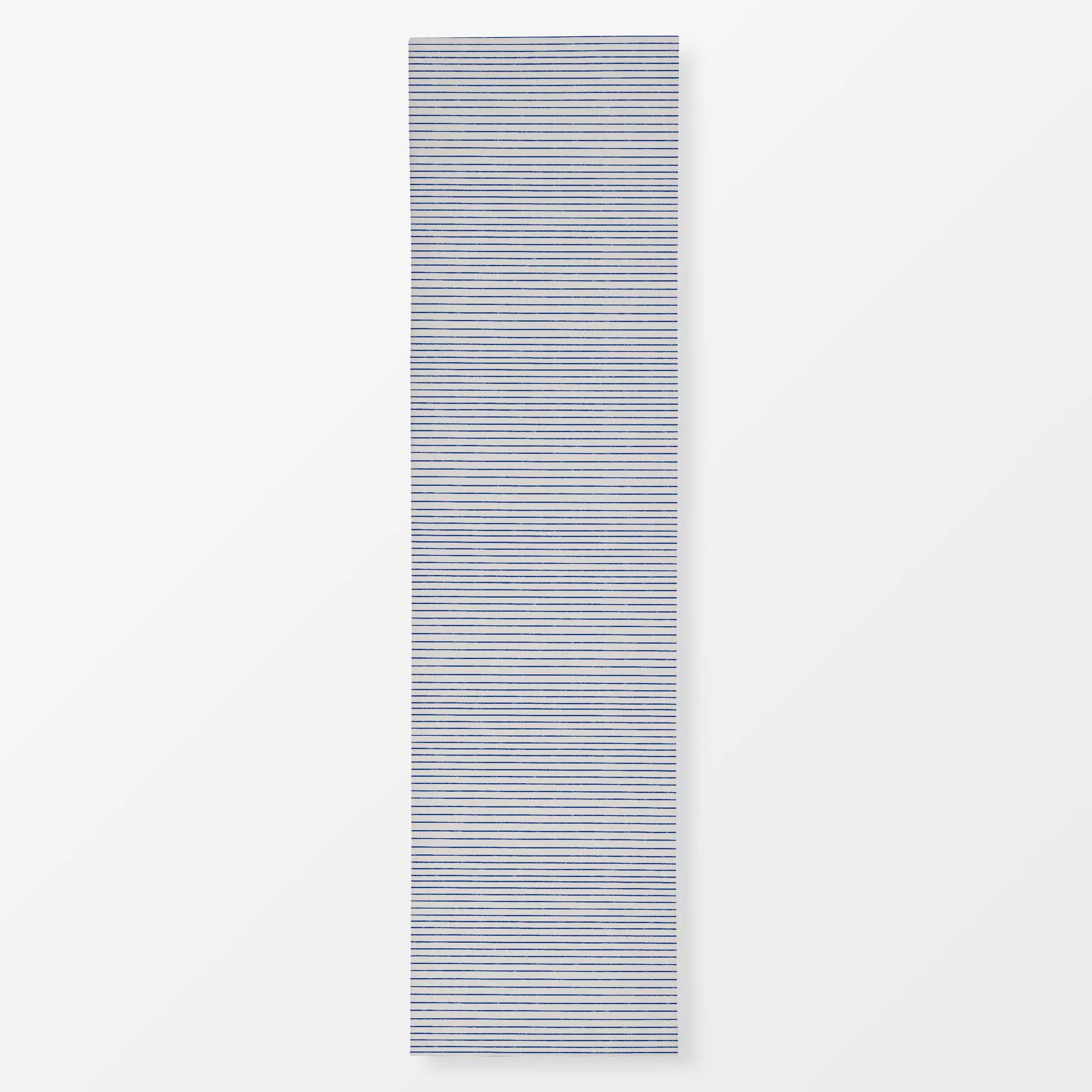 Tischläufer Streifen Blau - Symbole & Muster - von „textilwerk x hejmelig"; Streifen, beige, blau, hejmelig, heimelig