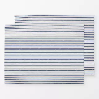 Tischset Streifen Blau