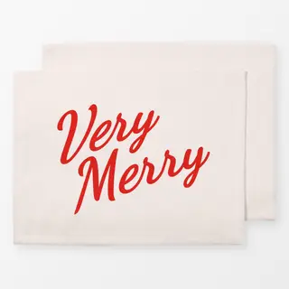 Tischset Very Merry Vanilla
