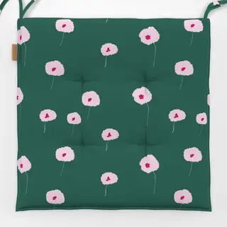 Sitzkissen Pinke Blumentupfer