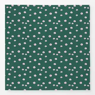 Tischdecke Pinke Blumentupfer