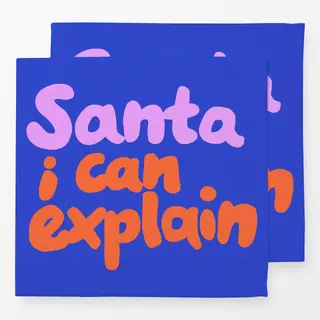 Servietten Santa I Can Explain 1
