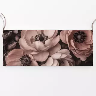 Bankauflage Antique Flowers Pastel Pink