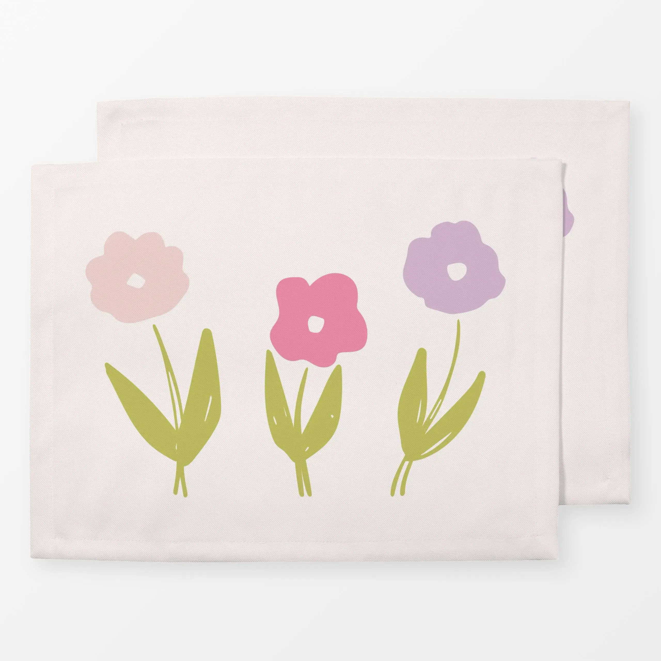 Tischset Blumen Flowers Motiv Bunt - Blumen & Florales, Frühling, Ostern - von „Kathrin Woo"; Blumen, modern, floral, flower...