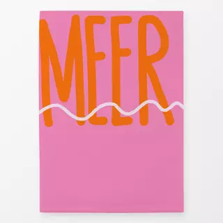Geschirrtuch Meer Pink