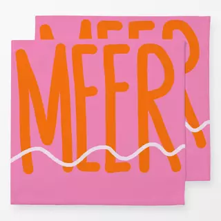 Servietten Meer Pink