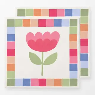 Servietten Hello Spring Blume