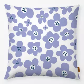 Kissen Flowers Muster bleu