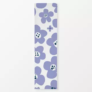 Tischläufer Flowers Muster bleu