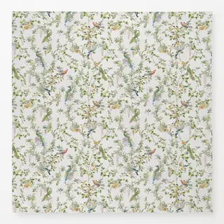 Tischdecke Chinoiserie Rococ Vogeln I