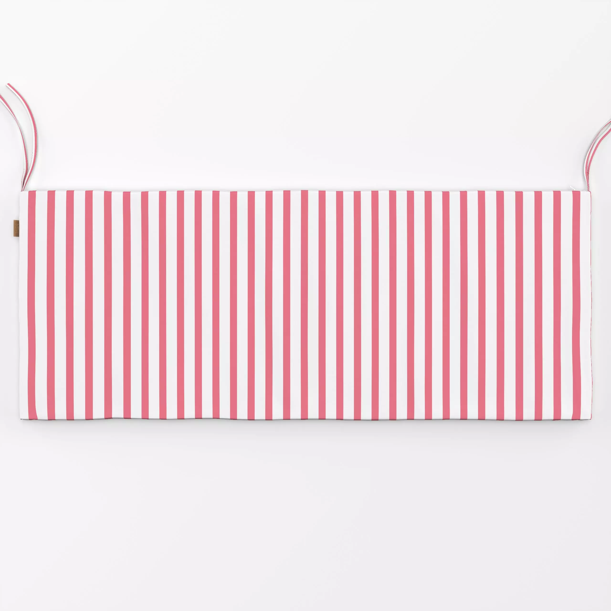 Bankauflage Blockstreifen Pink Weiß - Sommer, Symbole & Muster - von „Mareen Heinz"; Streifen, rosa, Sommer, pink, zeitlos, ...