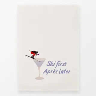 Geschirrtücher Ski First Aprés Later
