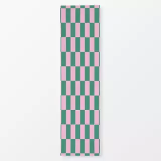 Tischläufer Color Blocks rosa minzgrün