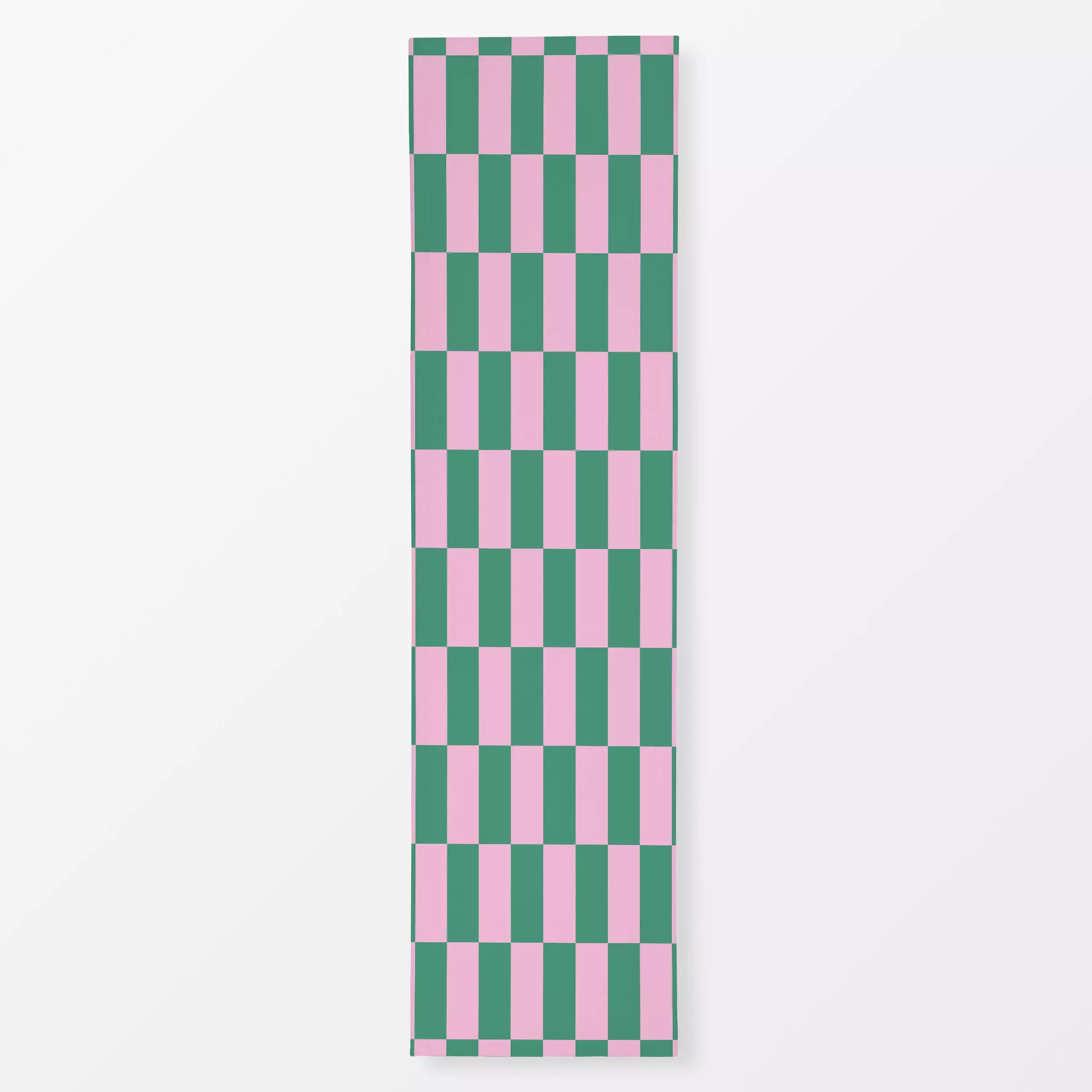 Tischläufer Color Blocks rosa minzgrün - Symbole & Muster - von „Julia Schumacher"; Karo, mint, Karos, kariert, colorful, ju...
