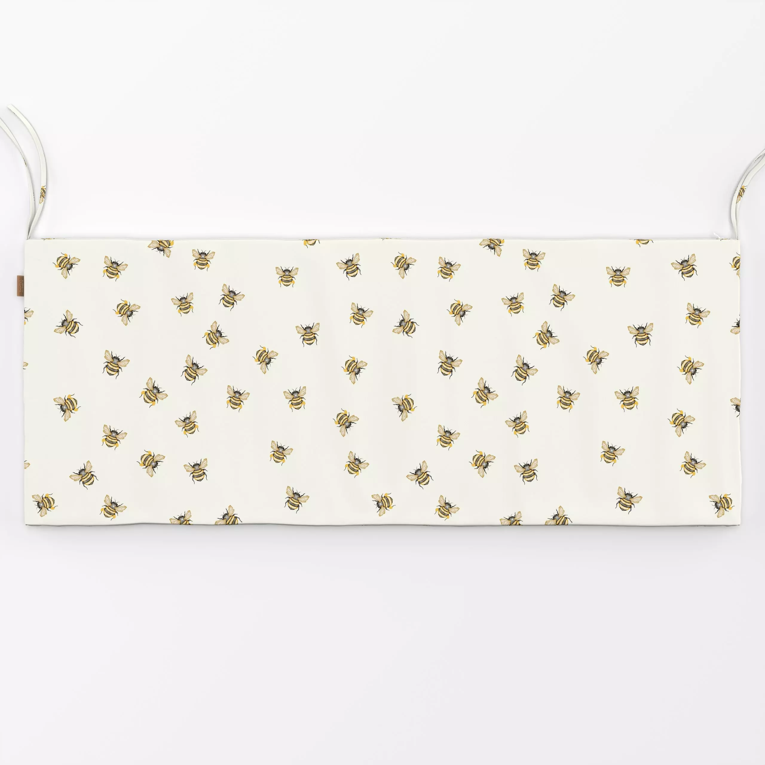 Bankauflage Cottage Sunflower Bees - Natur & Landschaft, Sommer, Tiere - von „Monika Strigel"; creme, Schmetterling, Tiere, ...