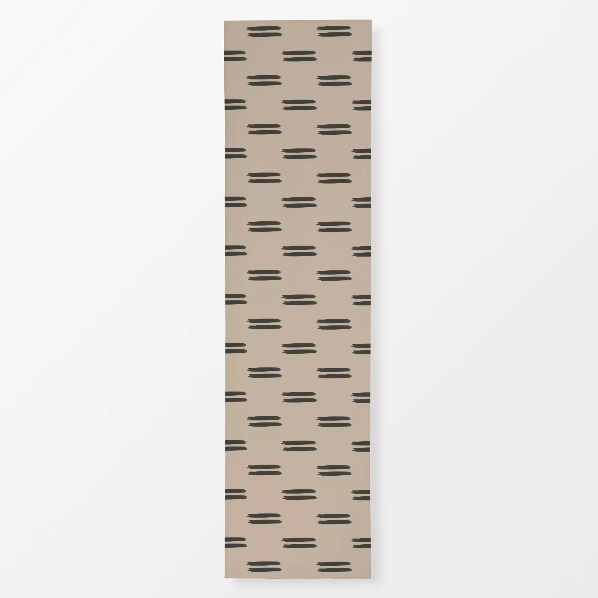 Tischläufer Zwei Striche beige-schwarz Zwei Striche beige-schwarz