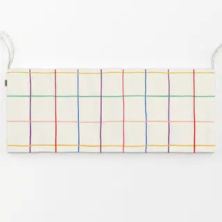 Bankauflage Karo bunt - Magic